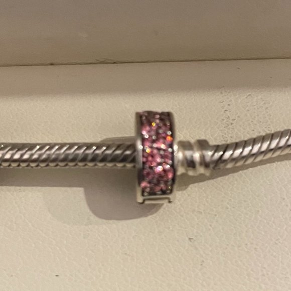 Pandora Moments Snake Chain Bracelet and Charms - Picture 9 of 12